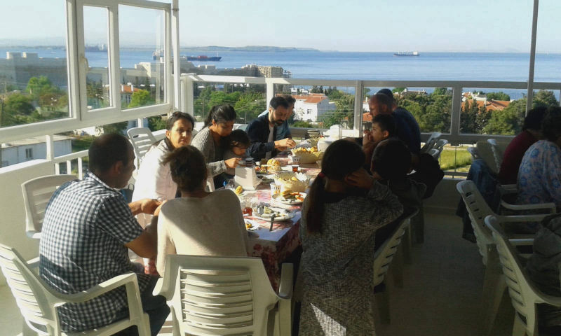 Seddülbahir Pansiyon Konaklama Terasımız