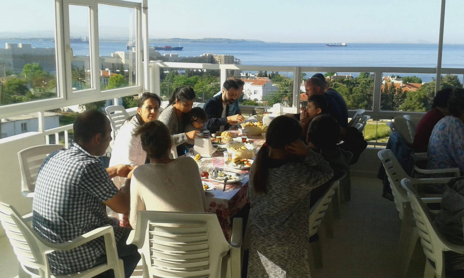 Seddülbahir Pansiyon Konaklama Terasımız